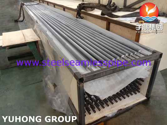 Tubo de base de tipo G con aletas de aluminio ASME SB163 Monel 400/UNS N04400