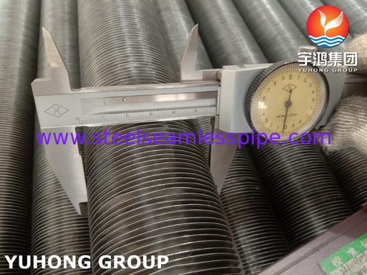 Tubo de base de tipo G con aletas de aluminio ASME SB163 Monel 400/UNS N04400