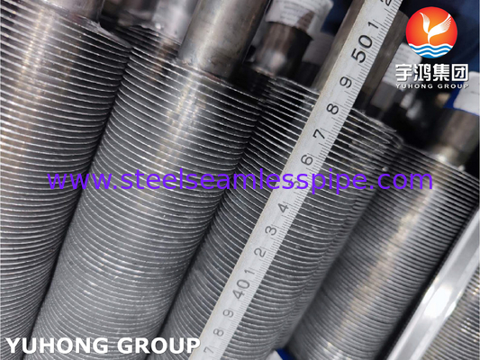 ASTM B163 UNS N08825, Incoloy825 Tubo extrudido con aletas de aluminio para intercambiadores de calor