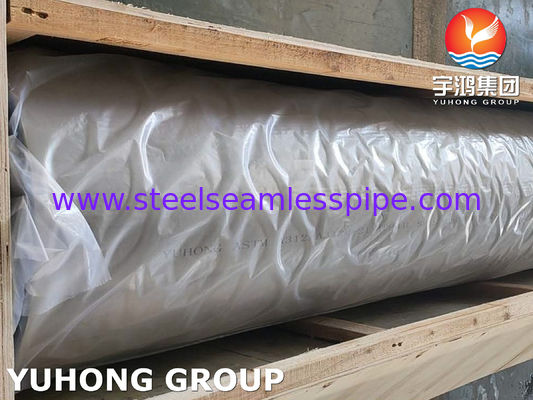 Condensador tubo de acero de gran diámetro tubo sin costura y tubo EN10216-5 material TP310S, 904L