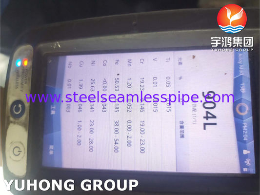 Condensador tubo de acero de gran diámetro tubo sin costura y tubo EN10216-5 material TP310S, 904L