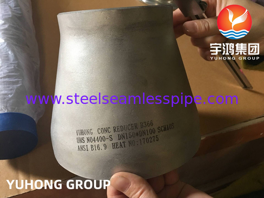 ASTM B366 UNS N04400, Monel 400 Butt Sold Nickel Alloy Steel Pipe Fittings, Codo, Reducciones