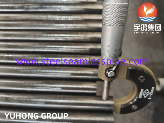 Tubo sin costura de acero aleado ASTM A213 ASME SA213 Grado T5, T9, T11, T22 Para perforación de caldera de fluido para intercambiadores de calor Refrigeración hidráulica