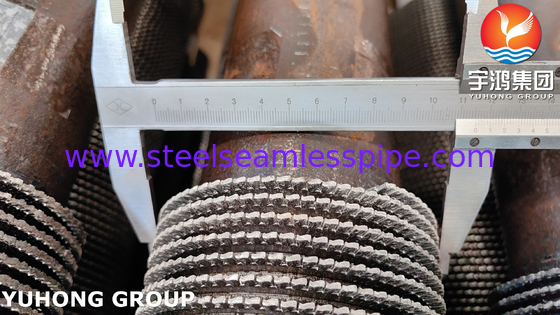 Tubo de aleta dentada ASTM A335 Gr. P9 Tubo de aleta de intercambiador de calor HFW de aleación de acero