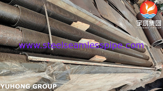 Tubo de aleta dentada ASTM A335 Gr. P9 Tubo de aleta de intercambiador de calor HFW de aleación de acero