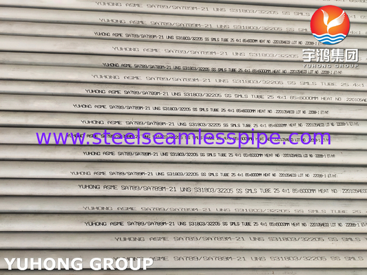 ASME SA789/790 tubos de acero inoxidables del duplex S32205