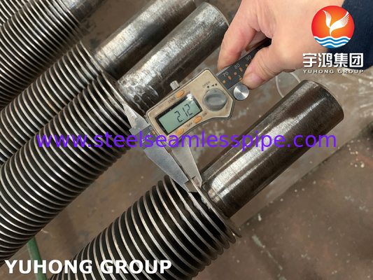 Topo de aleta de doble flexión de acero al carbono HFW U para servicio de alta presión