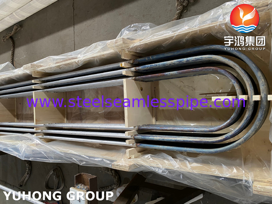 Tubo de intercambiador de calor sin costura de acero inoxidable dúplex ASTM A789 / ASME SA789 S32205