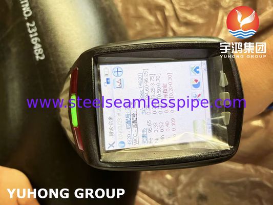Accesorios de acero de baja temperatura de largo radio de soldadura con trasero y codo ASTM A420 WPL3