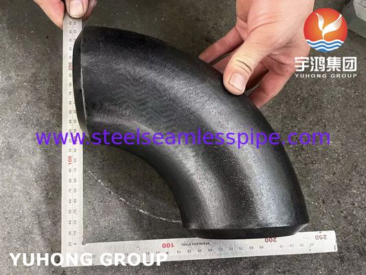 Accesorios de acero de baja temperatura de largo radio de soldadura con trasero y codo ASTM A420 WPL3