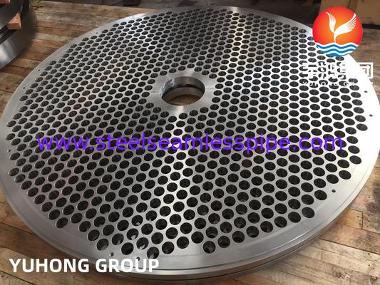 Superposición de soldadura de la lámina de tubo, ASTM A266 Gr.2 CS lámina de tubo revestimiento de acero inoxidable