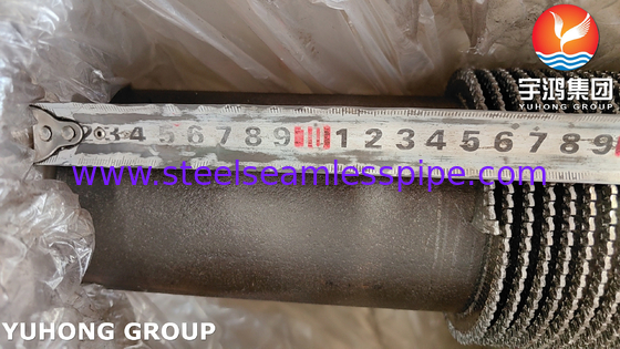Tubo de aleta dentada de acero aleado ASTM A335 Gr P9 para hornos