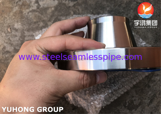 Flancas de acero súper dúplex ASTM A182 F53, UNS S32750 Flange de cuello de soldadura, RF, FF, B16.5