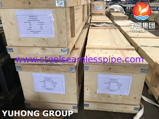 Tubo sin costura de acero inoxidable ferrítico martensítico A268 TP405 TP409 TP410 TP430 TP430Ti Aplicación para intercambiadores de calor