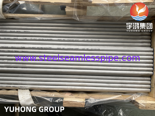 ASTM A789 S31803- Tubo sin soldadura de acero resistente al óxido en las caras