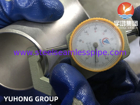 ASTM A815 WP-S UNS S32750 S32760 Codo 90DEG LR 2' SCH10S Tubo de gas y aceite, vapor de aire Gas de petróleo, agua B16.9