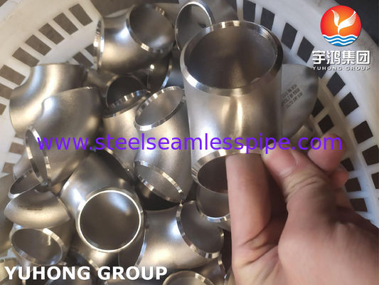 ASTM A815 WP-S UNS S32750 S32760 Codo 90DEG LR 2' SCH10S Tubo de gas y aceite, vapor de aire Gas de petróleo, agua B16.9