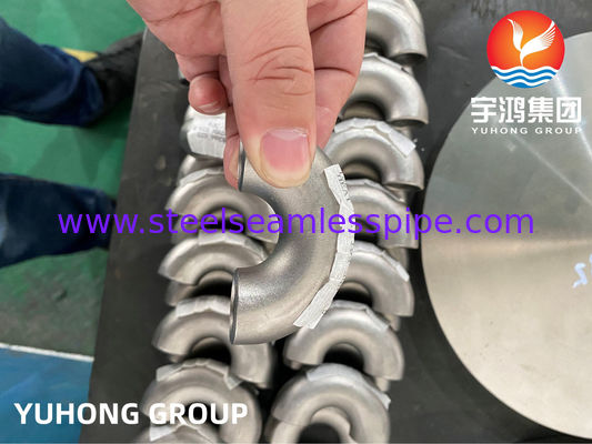 Las instalaciones de acero de aleación Hastelloy C22 con codo de 180 grados B16.9