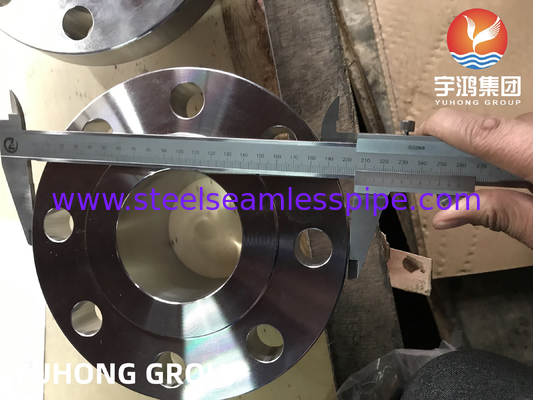 ASTM A182 F51 Flange de cuello de soldadura de acero doble forjado RF B16.5 para petróleo y gas