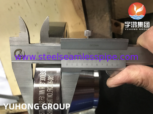 ASTM A182 F51 Flange de cuello de soldadura de acero doble forjado RF B16.5 para petróleo y gas