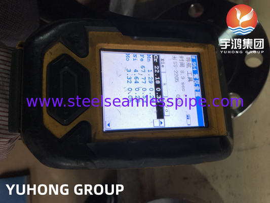 ASTM A182 F51 Flange de cuello de soldadura de acero doble forjado RF B16.5 para petróleo y gas