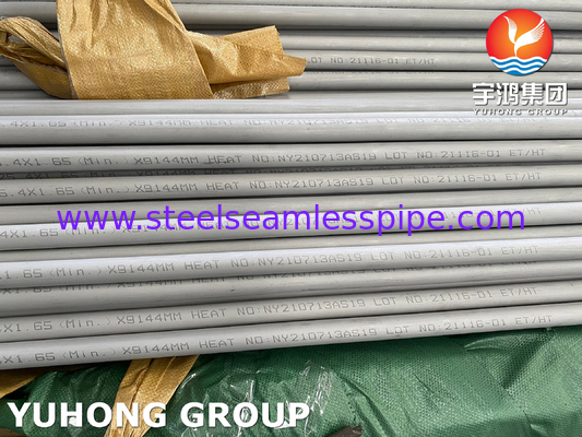 ASTM A213 TP321 1.4541 S32100 Tubo sin costura de acero inoxidable para intercambiadores de calor tirados en frío