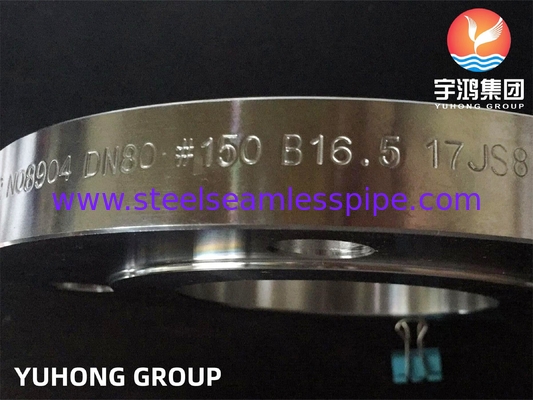 Flange de acero inoxidable ASTM A182 F904L 300LBS B16.5 para la industria petroquímica