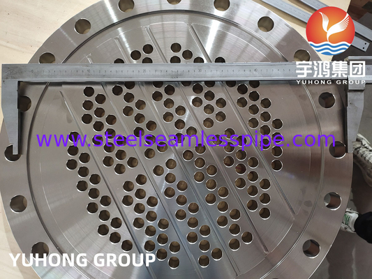 Parte del intercambiador de calor de tubos de chapa de acero inoxidable ASTM A182 / ASME SA182 F316L