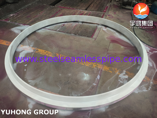 ASTM A182 F321 (UNS S32100) Flange de cuello de soldadura de acero inoxidable forjado, cara elevada