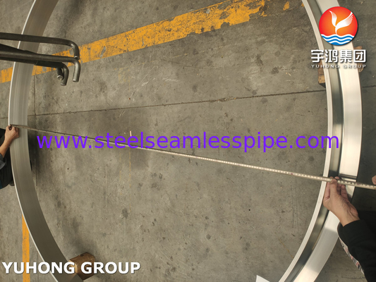 ASTM A182 F321 (UNS S32100) Flange de cuello de soldadura de acero inoxidable forjado, cara elevada