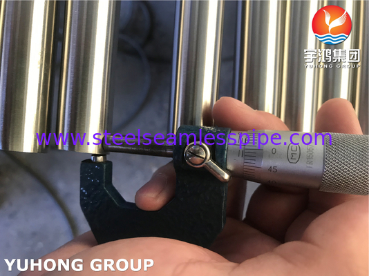 Topo sin costura con recocido brillante para equipos de agua de mar ASTM A269 TP316L