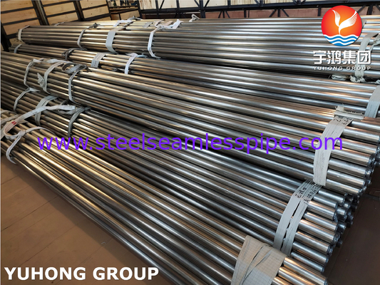 ASTM A249 / ASME SA249 TP304 Tubo soldado de acero inoxidable, brillante recocido, extremo liso