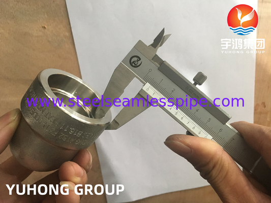 ASTM A182 F304 Acero inoxidable forjado con ajuste de 90 DEG. Codo de alta presión B16.11
