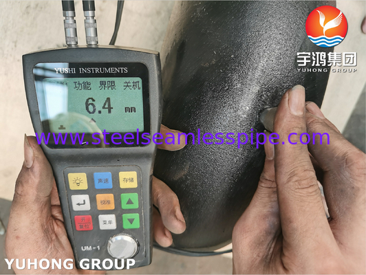 Las instalaciones para tubos sin costura ASTM A234 WP9 CL1 90° Codo BW SR 5&quot; SCH40