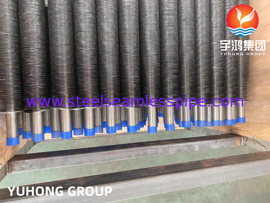 Asme Sb163 Monel 400 aleación de níquel Ss tubo con aletas de aluminio tipo G