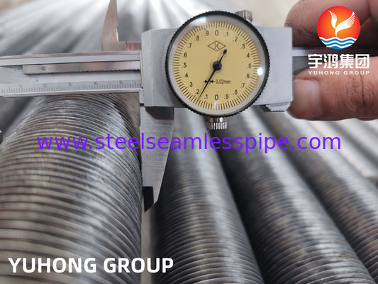 Tubo con aletas personalizado con material de aletas de aluminio y tipos de aletas múltiples para aplicaciones de intercambiadores de calor y condensadores