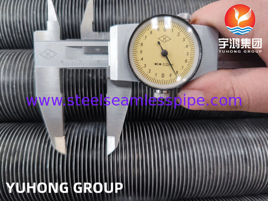 Tubo con aletas personalizado con material de aletas de aluminio y tipos de aletas múltiples para aplicaciones de intercambiadores de calor y condensadores