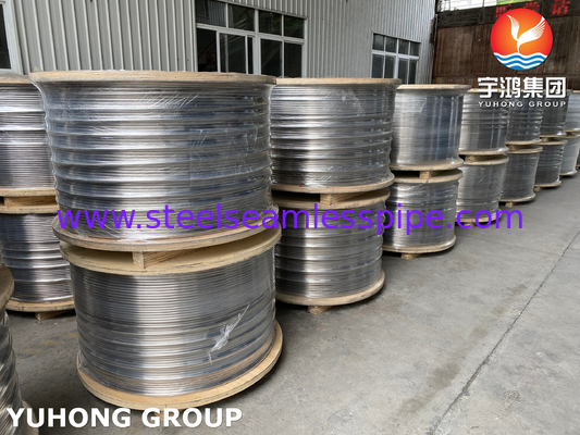 ASTM A269 316L Acero inoxidable brillante recocido tubos enrollados laminados en frío para inyección química