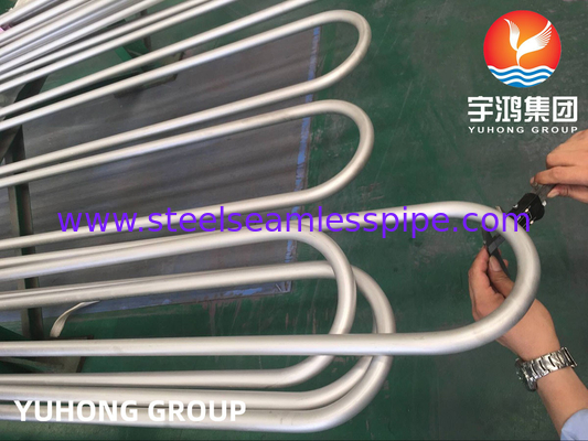 ASTM B444 Gr.2 INCONEL 625 Tubo de intercambiador de calor sin costura en U Bend para aplicaciones en intercambiadores de calor