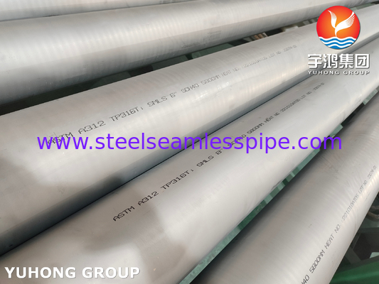 ASTM A312 TP316L Tubo sin costuras de acero inoxidable para petróleo, gas