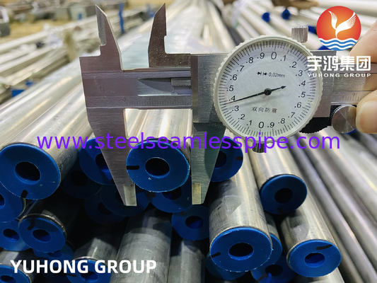 Tubo sin costura ASME SB167 Inconel 600 resistente a la SCC por cloruro para reactores de hidrogenación