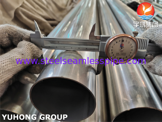 ASTM A249 TP304 1.4301 Tubo soldado de acero inoxidable recocido brillante para intercambiador de calor