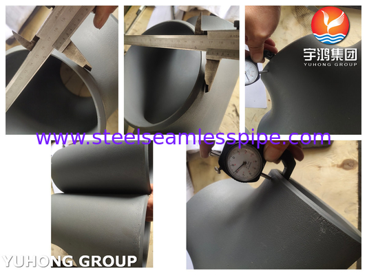 ASME B16.9 ASTM A234 WPB Accesorios para tuberías de acero al carbono Accesorios recubiertos de negro