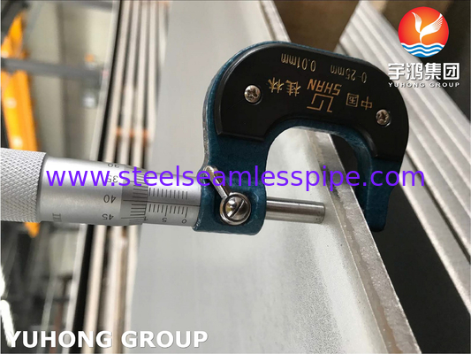 Placa de acero inoxidable 904L ASTM A240 con alta resistencia a las grietas por corrosión por esfuerzo