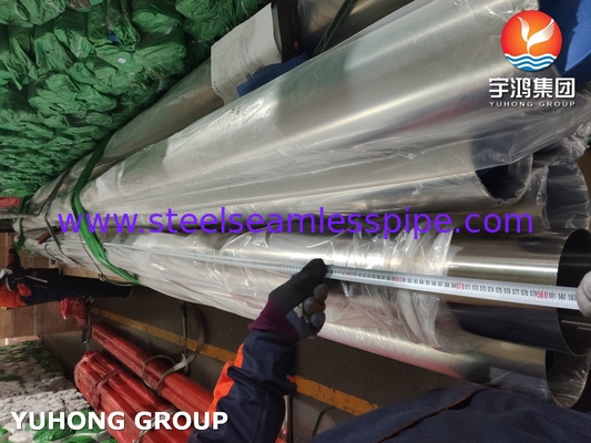 ASME SA270 ASTM A270 Tubo soldado de acero inoxidable pulido 320 240 GRIT TP304