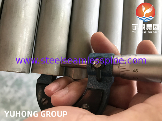 Tubo sin costura de acero inoxidable austenítico ASME SA312 TP304L para intercambiador de calor