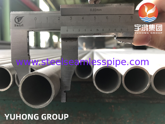 Tubo sin costura de acero inoxidable austenítico ASME SA312 TP304L para intercambiador de calor