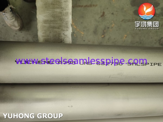 Pipa sin costura de acero inoxidable superduplex  2507 ASTM A790 UNS S32750