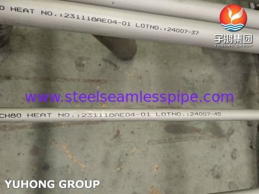Pipa sin costura de acero inoxidable superduplex  2507 ASTM A790 UNS S32750