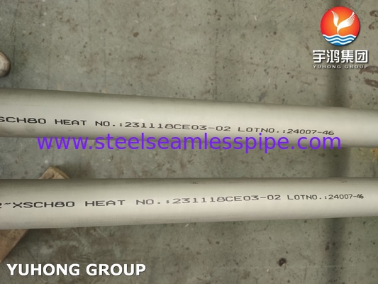 Pipa de acero inoxidable doble SA789, SA790, SA928, DIN17456/17458, EN10216-5 UNS S31803, S32205, S32101, S32304, S32750